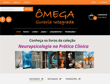 Tablet Screenshot of omegalivraria.com.br